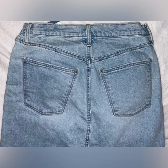 NWT Wild Fable Women's Light Blue Denim Front Slit Skirt Size 6 - Picture 6 of 6
